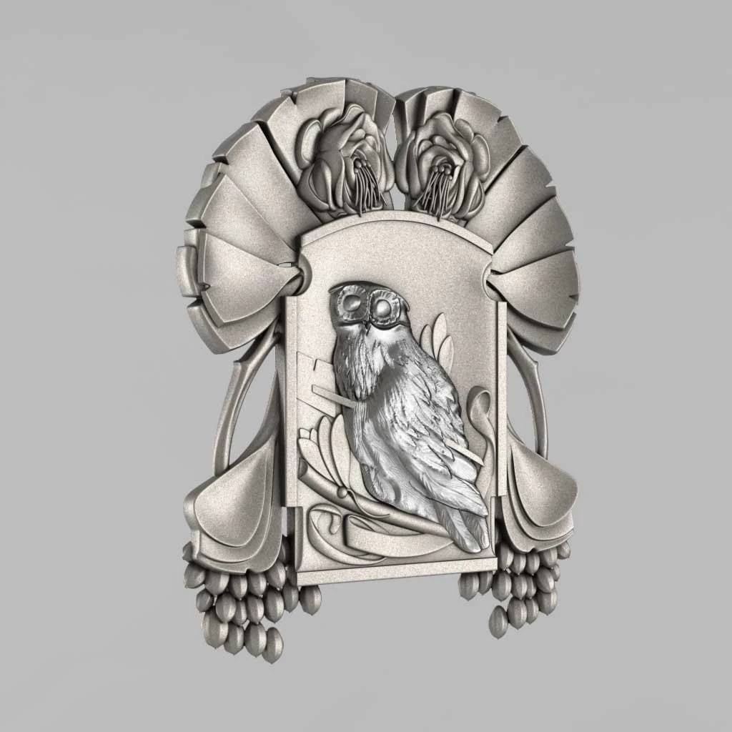 carved panels decor 3D Print Model .c4d .max .obj .3ds .fbx .stl .blend