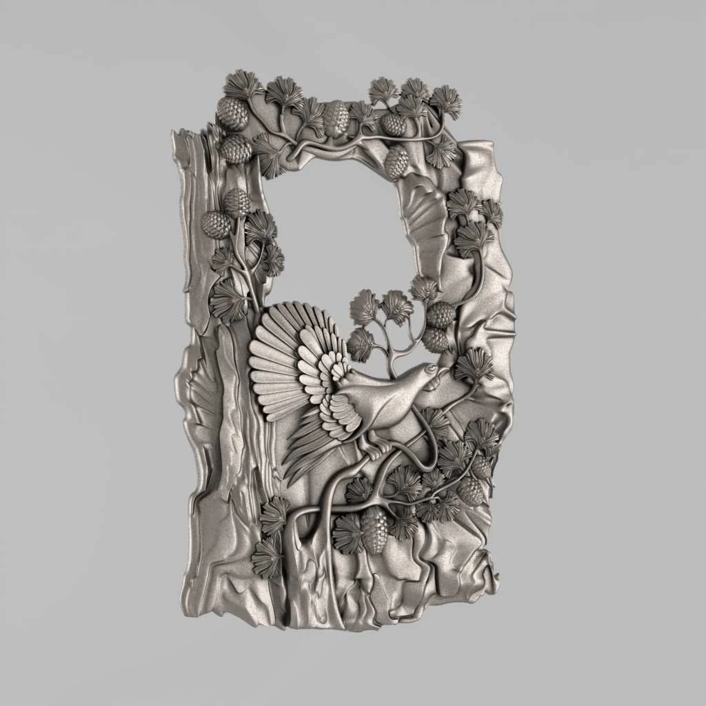 carved panels decor 2 3D Print Model .c4d .max .obj .3ds .fbx .stl .blend 