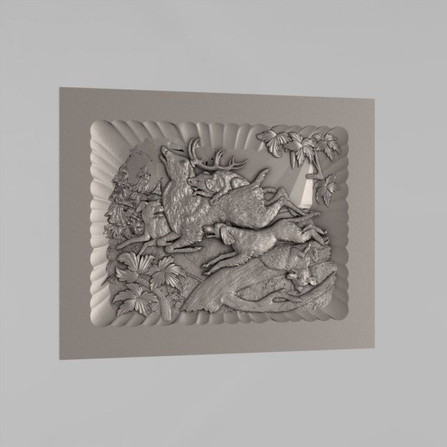 carved panels decor 6 3D 打印模型 .c4d .max .obj .3ds .fbx .stl .blend 