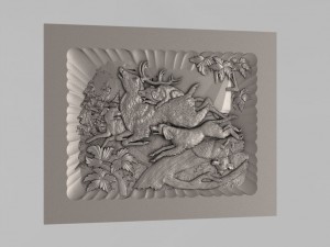 carved panels decor 6 3D Print Model