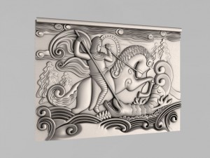 carved panels decor 8 Modèles 3D en vedette