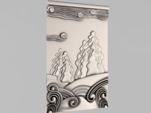 carved panels decor 9 Modèles 3D en vedette