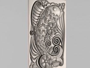 carved panels decor 13 3D Print Model