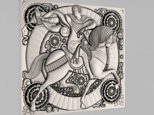 carved panels decor 14 3Dプリントモデル