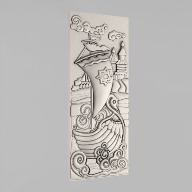 carved panels decor 16 3D Baskı Modeli .c4d .max .obj .3ds .fbx .stl .blend 
