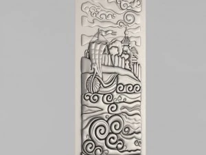 oyma panel dekoru 17 3D Baskı Modeli