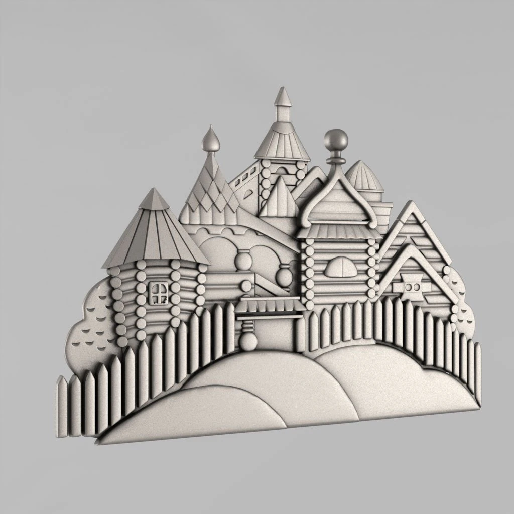 carved panels decor 18 3D Print Model .c4d .max .obj .3ds .fbx .stl .blend