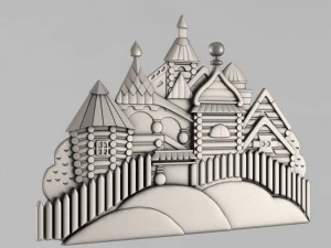decoro a pannelli intagliati 18 Modello di stampa 3D