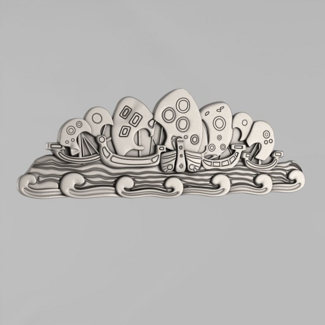 carved panels decor 19 3D Print Model .c4d .max .obj .3ds .fbx .stl .blend 