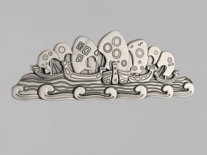 carved panels decor 19 3D Print Model