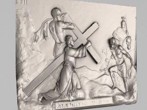 carved panels decor 21 3D Принт Модель