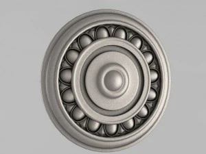 різьблені розетки декор 3D Принт Модель