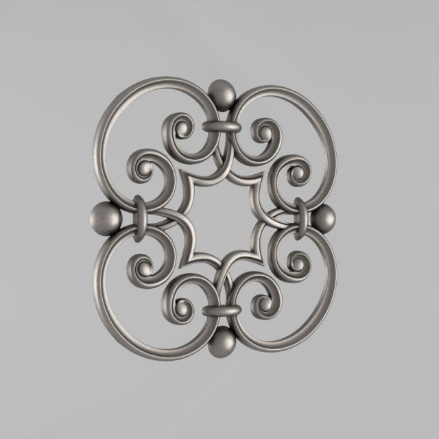 carved rosettes decor 4 Modelo de Impressão 3D .c4d .max .obj .3ds .fbx .stl .blend 