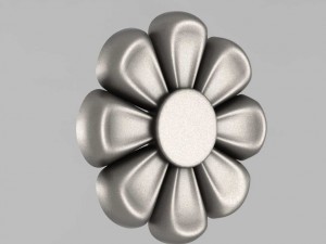 carved rosettes decor 7 Modelo de Impressão 3D