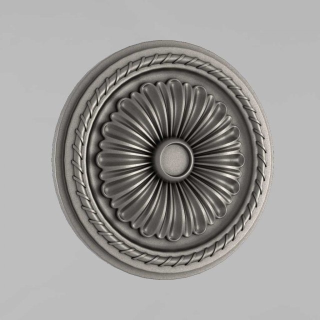 carved rosettes decor 8 3D Принт Модель .c4d .max .obj .3ds .fbx .stl .blend 