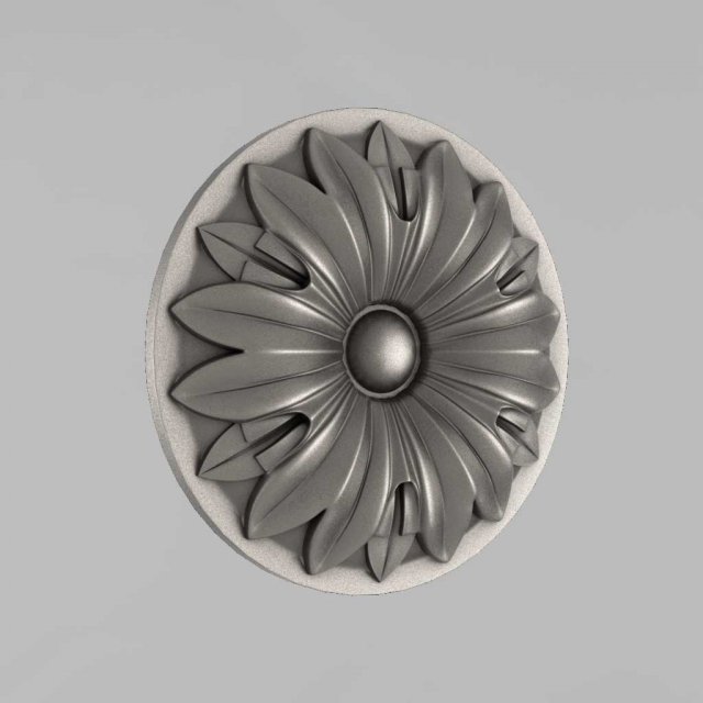 carved rosettes decor 9 Modelo de Impressão 3D .c4d .max .obj .3ds .fbx .stl .blend 