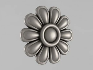 d&eacute;cor de rosaces sculpt&eacute;es 14 Modèles 3D en vedette