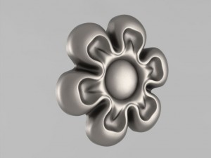 carved rosettes decor 17 3D 프린트 모델