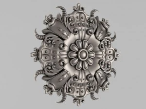 різьблені розетки декор 21 3D Принт Модель