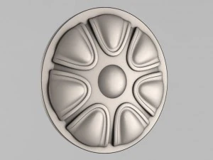 резные розетки декор 23 3D Принт Модель