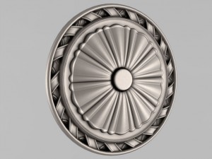 carved rosettes decor 25 3D Принт Модель