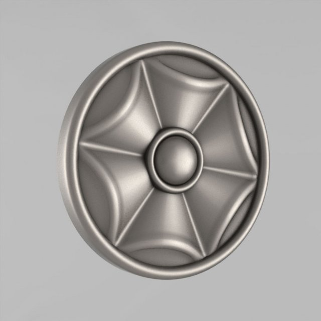 carved rosettes decor 30 Modello di stampa 3D .c4d .max .obj .3ds .fbx .stl .blend 