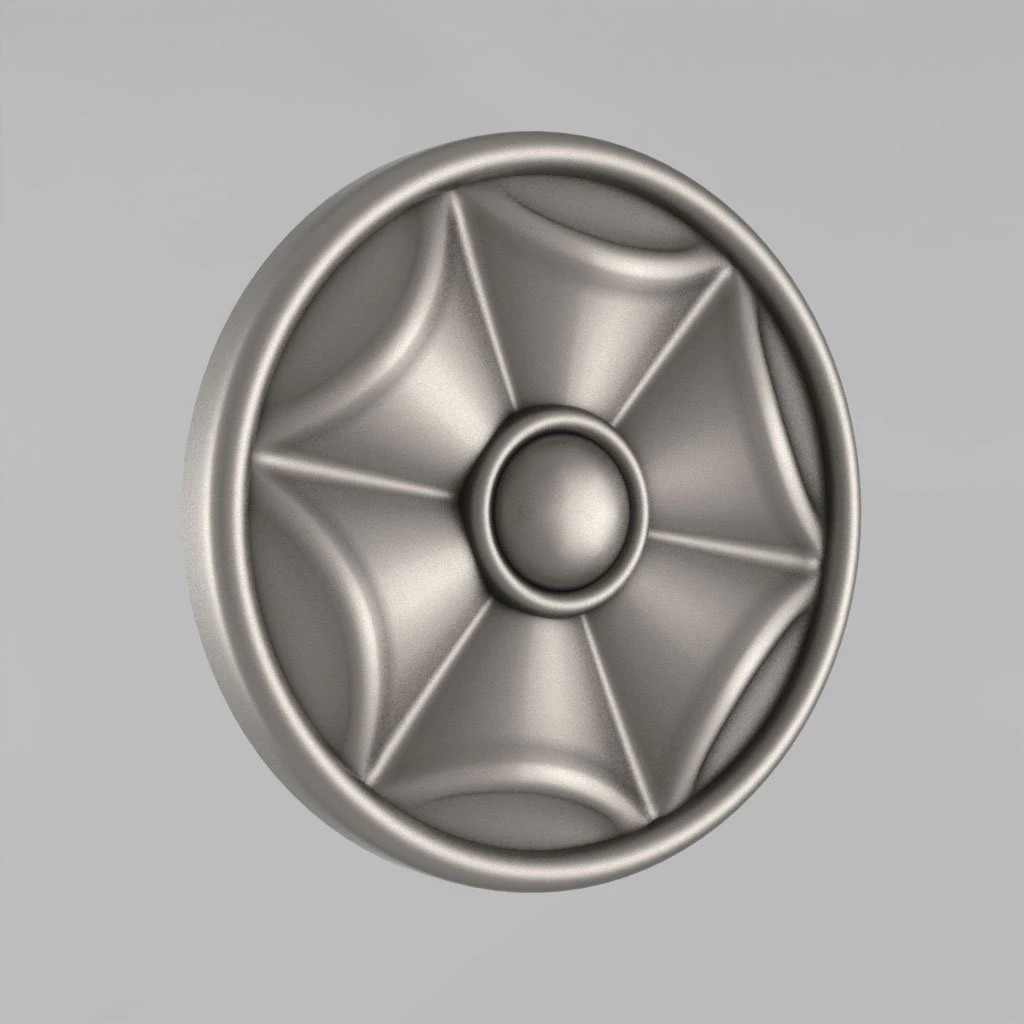 carved rosettes decor 30 3D Print Model .c4d .max .obj .3ds .fbx .stl .blend 