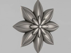 carved rosettes decor 31 3D Print Model