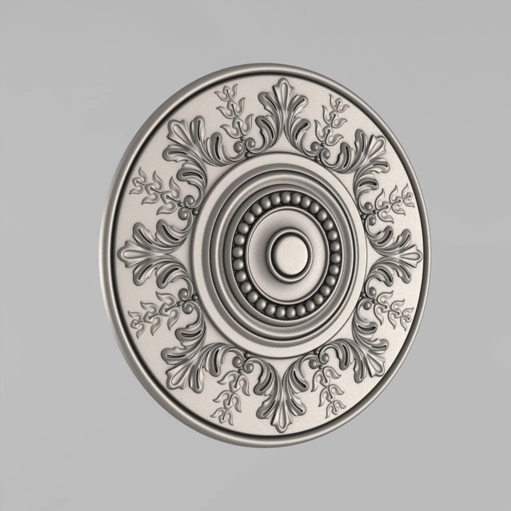 carved rosettes decor 33 3D Print Model .c4d .max .obj .3ds .fbx .stl .blend 