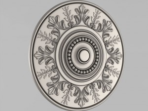 carved rosettes decor 33 3Dプリントモデル