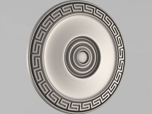 carved rosettes decor 34 3D Print Model