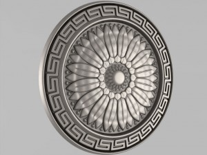 carved rosettes decor 35 3D प्रिंट मॉडल