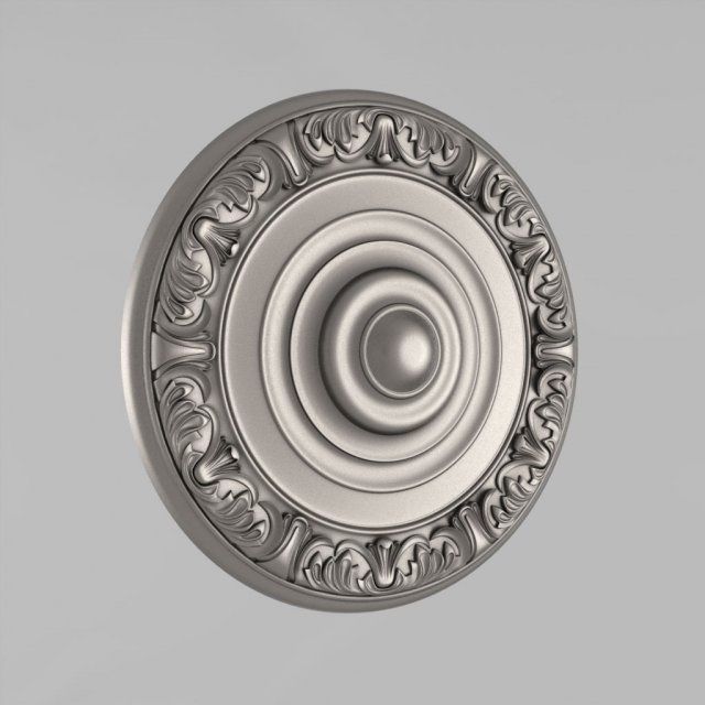 carved rosettes decor 38 3D प्रिंट मॉडल .c4d .max .obj .3ds .fbx .stl .blend 