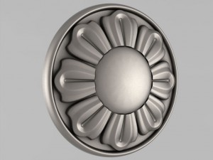 carved rosettes decor 41 3D Print Model