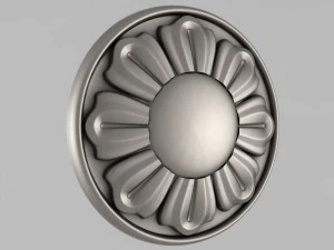 carved rosettes decor 41 3D Print Model