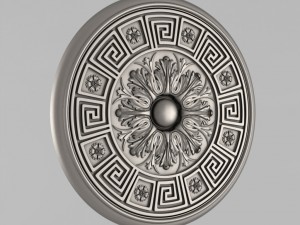 carved rosettes decor 42 3D-Druckmodell