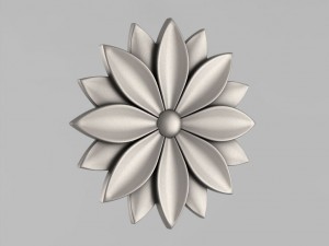 carved rosettes decor 44 Modelo de Impressão 3D