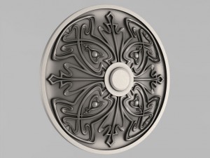 carved rosettes decor 46 3D 프린트 모델