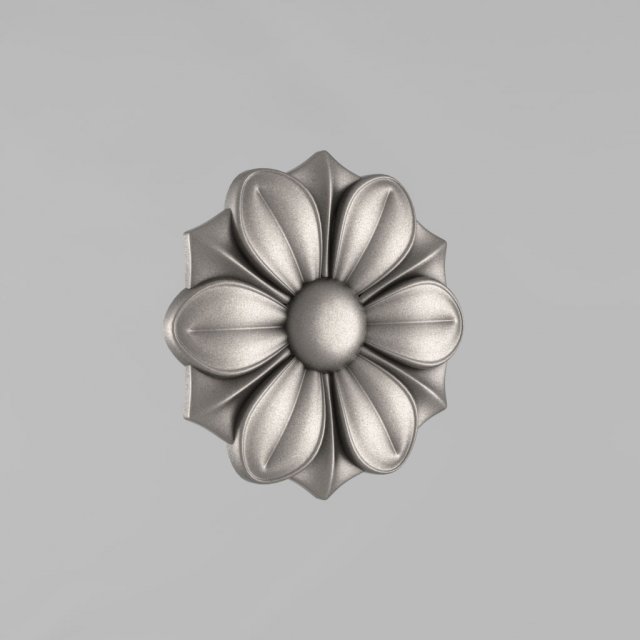 carved rosettes decor 47 Model do druku 3D .c4d .max .obj .3ds .fbx .stl .blend 