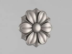 carved rosettes decor 47 Model Cetak 3D