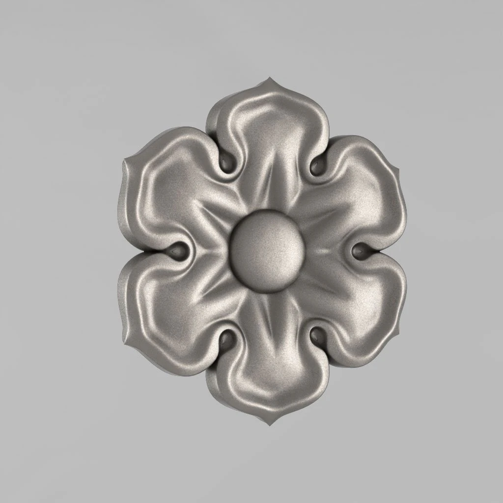carved rosettes decor 49 3D Print Model .c4d .max .obj .3ds .fbx .stl .blend 