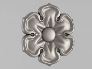 carved rosettes decor 49 Modelo de Impressão 3D