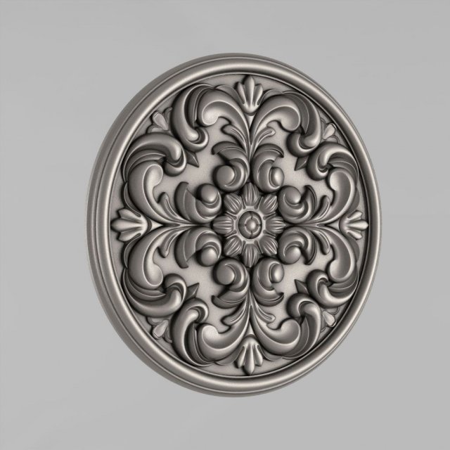 carved rosettes decor 51 Modelo de Impressão 3D .c4d .max .obj .3ds .fbx .stl .blend
