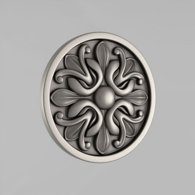 carved rosettes decor 52 Modèles 3D en vedette .c4d .max .obj .3ds .fbx .stl .blend 