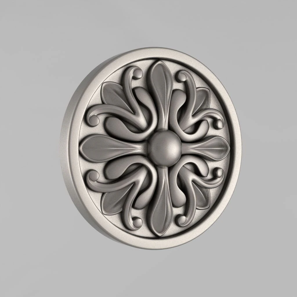 carved rosettes decor 53 3D Print Model .c4d .max .obj .3ds .fbx .stl .blend