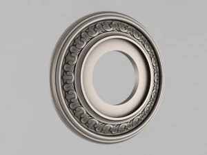 carved rosettes decor 58 3D Print Model