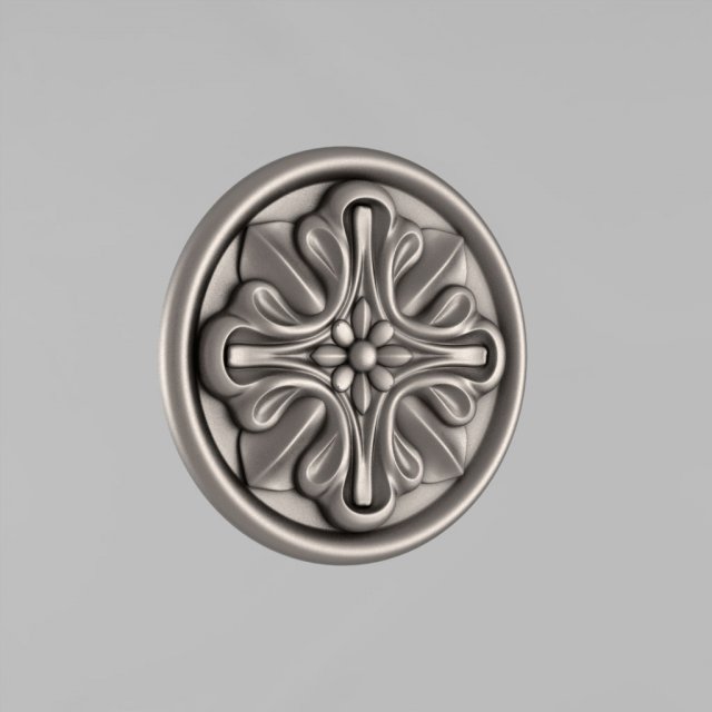 carved rosettes decor 59 3D Принт Модель .c4d .max .obj .3ds .fbx .stl .blend 