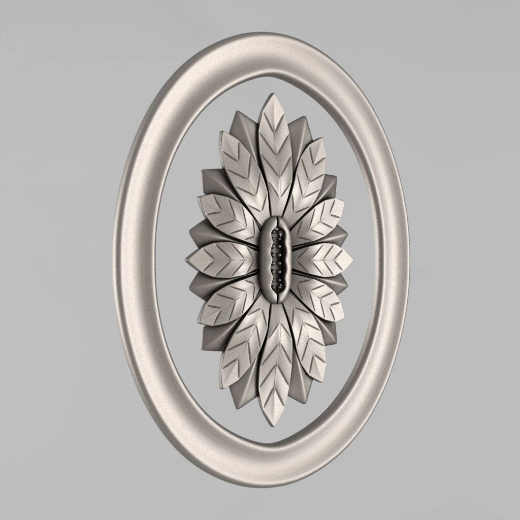 carved rosettes decor 62 3D Print Model .c4d .max .obj .3ds .fbx .stl .blend 