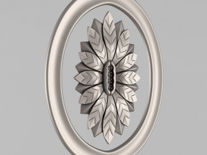 carved rosettes decor 62 3Dプリントモデル