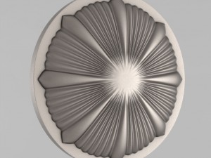 carved rosettes decor 65 3D Print Model